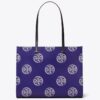 T Monogram Kontrast Kabartmalı Tote T Monogram Kontrast Kabartmalı Tote