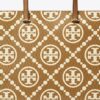 T Monogram Kontrast Kabartmalı Tote T Monogram Kontrast Kabartmalı Tote