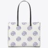 T Monogram Kontrast Kabartmalı Tote T Monogram Kontrast Kabartmalı Tote
