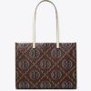 T Monogram Kontrast Kabartmalı Tote T Monogram Kontrast Kabartmalı Tote