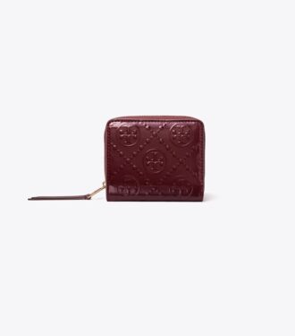 T Monogram Patent Kabartmalı İki Katlı Cüzdan