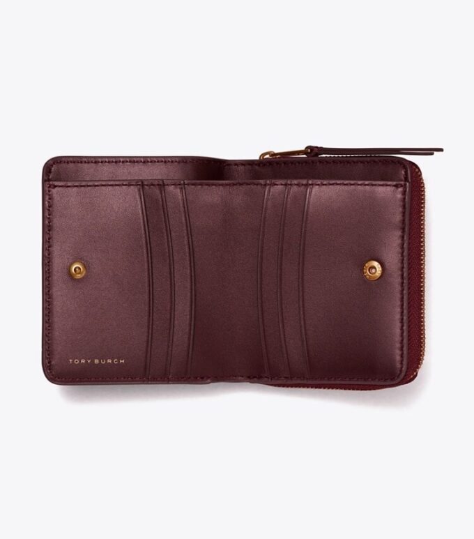 T Monogram Patent Kabartmalı İki Katlı Cüzdan