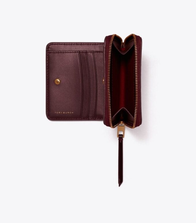 T Monogram Patent Kabartmalı İki Katlı Cüzdan