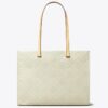 T Monogram Pebbled Tote