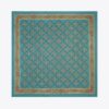 T Monogram İpek Kare Eşarp T Monogram İpek Kare Eşarp