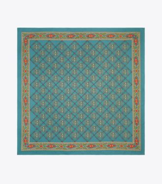 T Monogram İpek Kare Eşarp T Monogram İpek Kare Eşarp