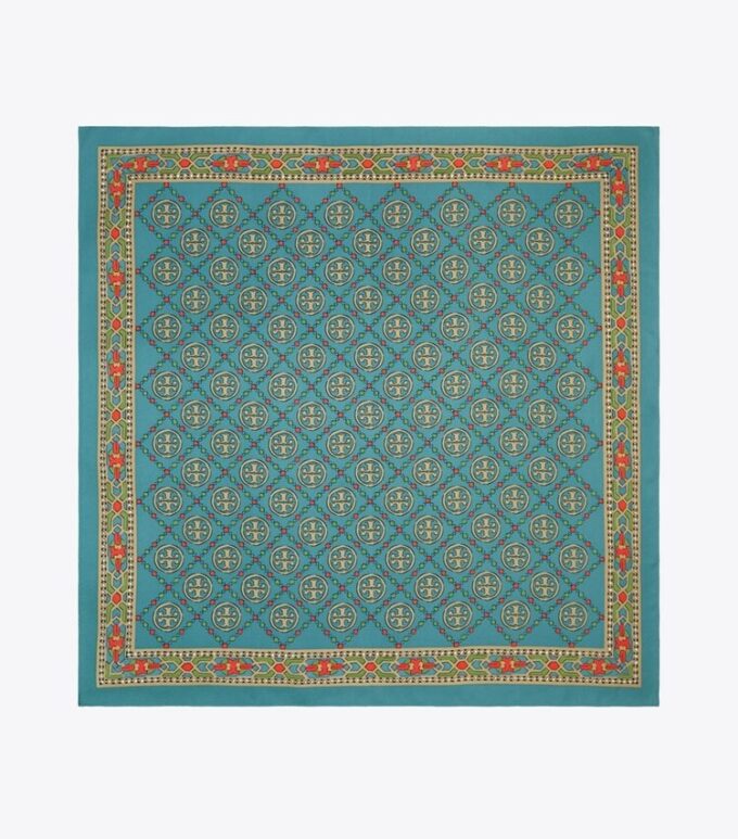T Monogram İpek Kare Eşarp T Monogram İpek Kare Eşarp