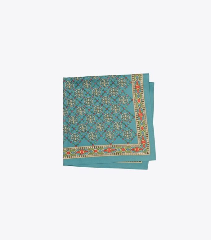 T Monogram İpek Kare Eşarp T Monogram İpek Kare Eşarp