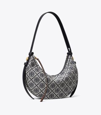 T Monogram Romy Half Moon Çanta