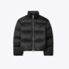T Monogram Saten Puffer Ceket T Monogram Saten Puffer Ceket