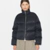 T Monogram Saten Puffer Ceket T Monogram Saten Puffer Ceket