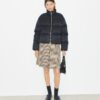 T Monogram Saten Puffer Ceket T Monogram Saten Puffer Ceket