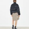 T Monogram Saten Puffer Ceket T Monogram Saten Puffer Ceket
