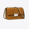 T Monogram Süet Omuz Çantası T Monogram Süet Omuz Çantası