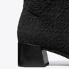 T Monogram Streç Ayak Bileği Botu T Monogram Streç Ayak Bileği Botu