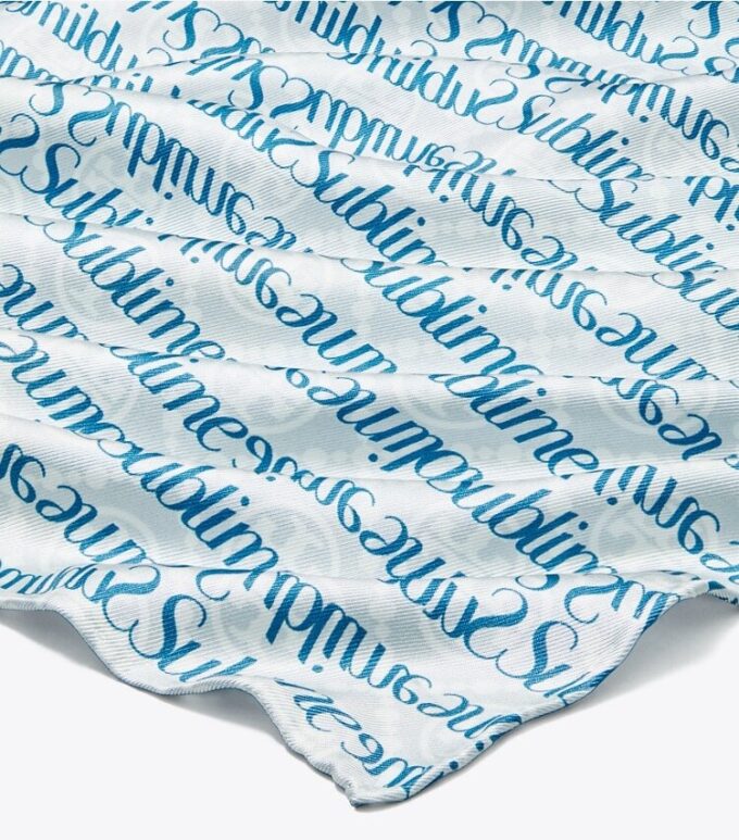 T Monogram Sublime İpek Eşarp