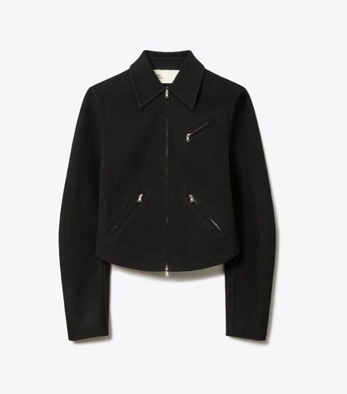 T Monogram Yün Biker Ceket T Monogram Yün Biker Ceket