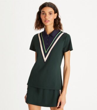 Tech Piqué Chevron Polo