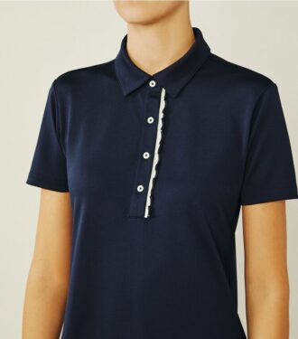 Tech Piqué Ruffle Polo Tech Piqué Ruffle Polo