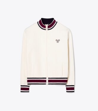 Teknik Örgü Tenis Ceketi