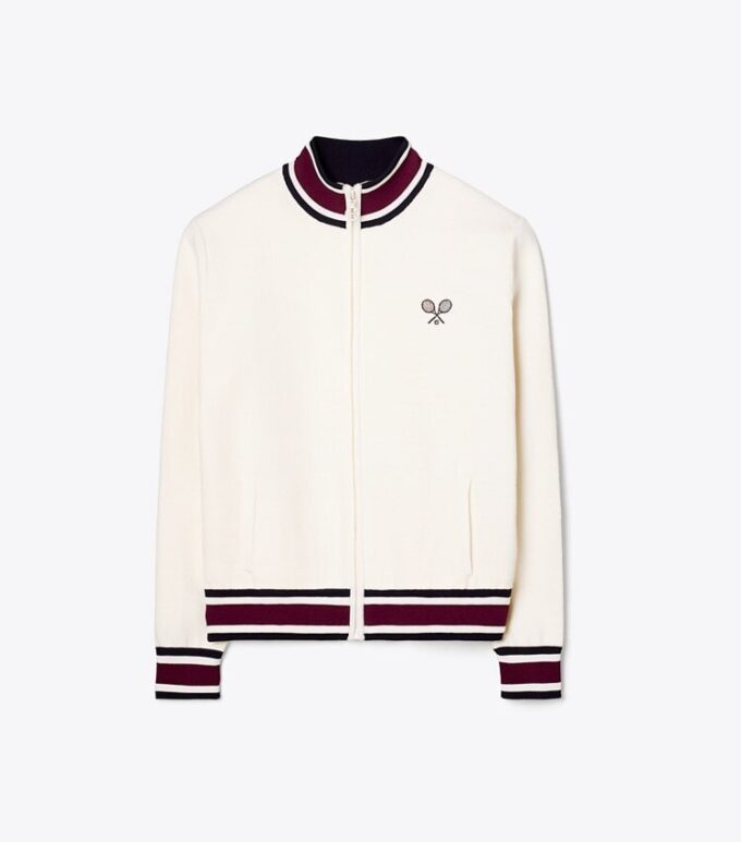 Teknik Örgü Tenis Ceketi Teknik Örgü Tenis Ceketi