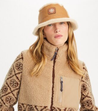 Ters Çevrilebilir Shearling Bucket Şapka