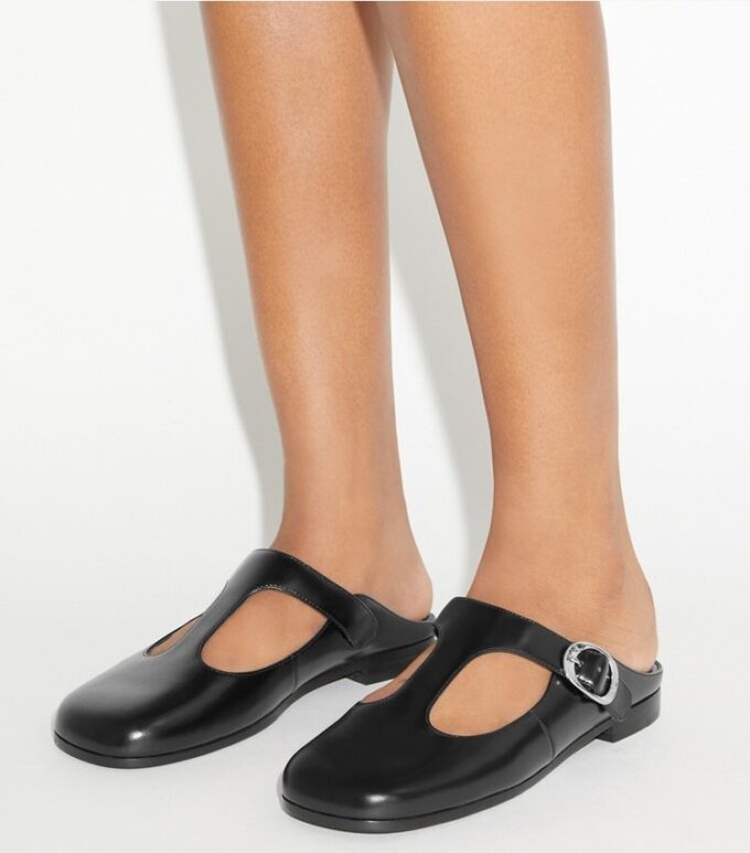 Violet T-Strap Mule Violet T-Strap Mule