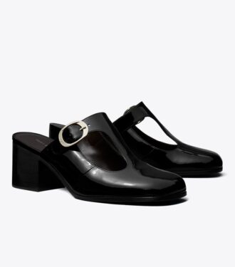 Violet T-Strap Topuklu Mule