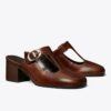 Violet T-Strap Topuklu Mule