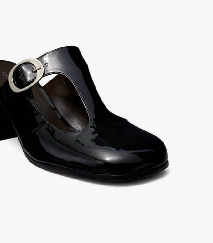 Violet T-Strap Topuklu Mule