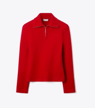 Yarım Fermuarlı Yün Sweatshirt Yarım Fermuarlı Yün Sweatshirt