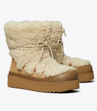 Yumuşak Shearling Bağcıklı Bot