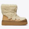 Yumuşak Shearling Bağcıklı Bot Yumuşak Shearling Bağcıklı Bot