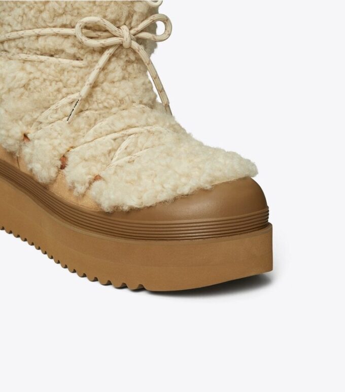 Yumuşak Shearling Bağcıklı Bot Yumuşak Shearling Bağcıklı Bot